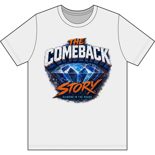 The Comeback Story Performance Tee 'Diamond in the Rough'