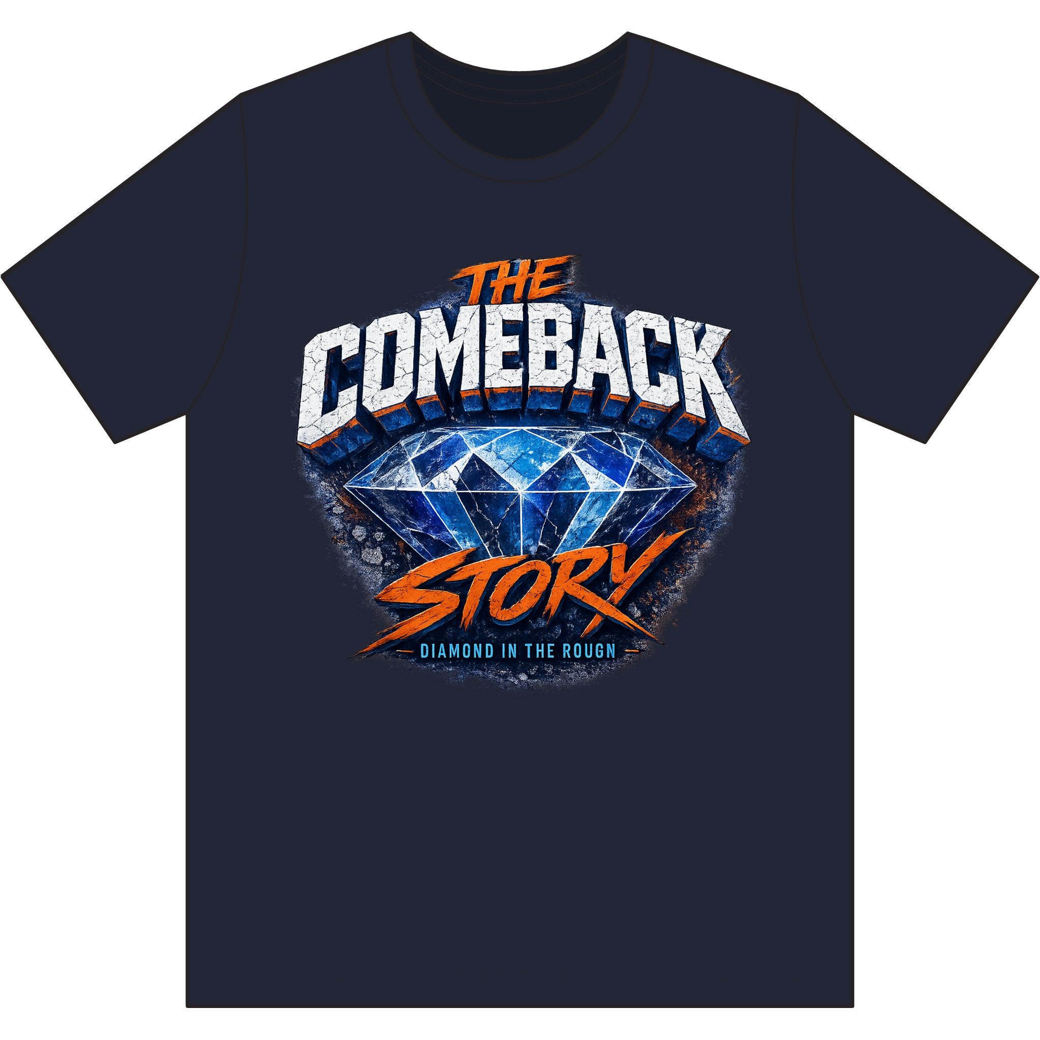 The Comeback Story Performance Tee 'Diamond in the Rough'
