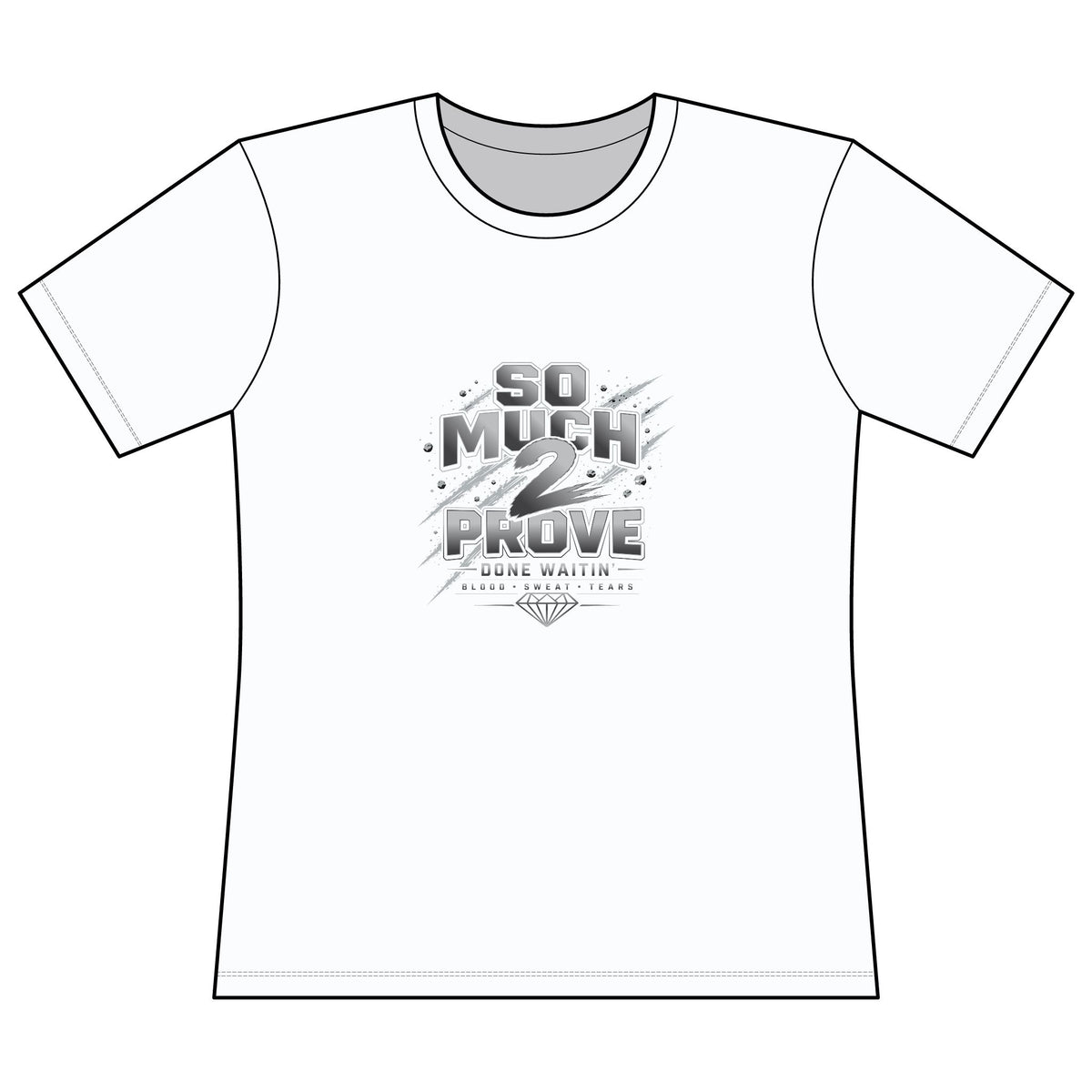 Women's Cooling Performance Tee — "So Much to Prove" Motivational Athletic Shirt