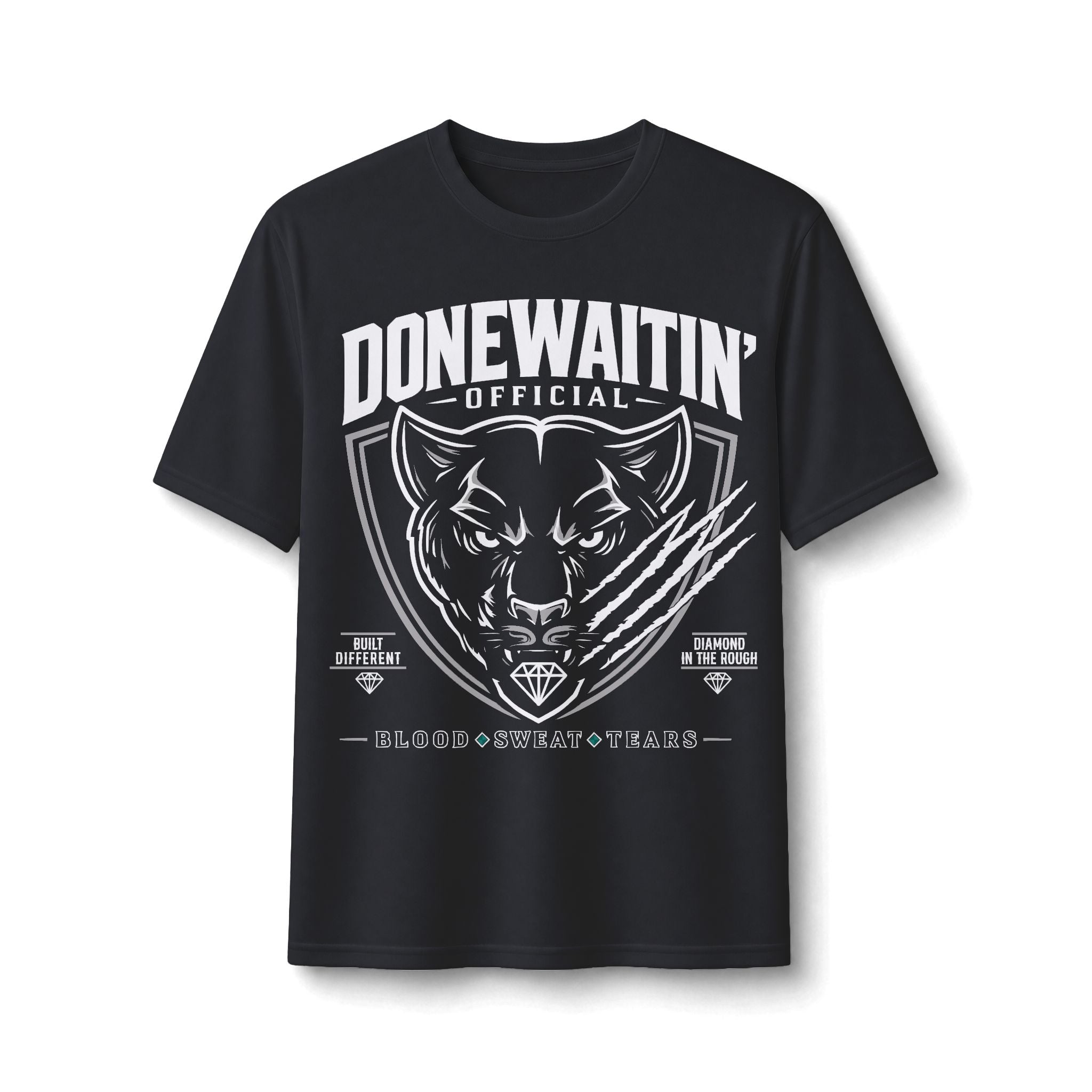 Donewaitin' Offical Logo Performance Tee