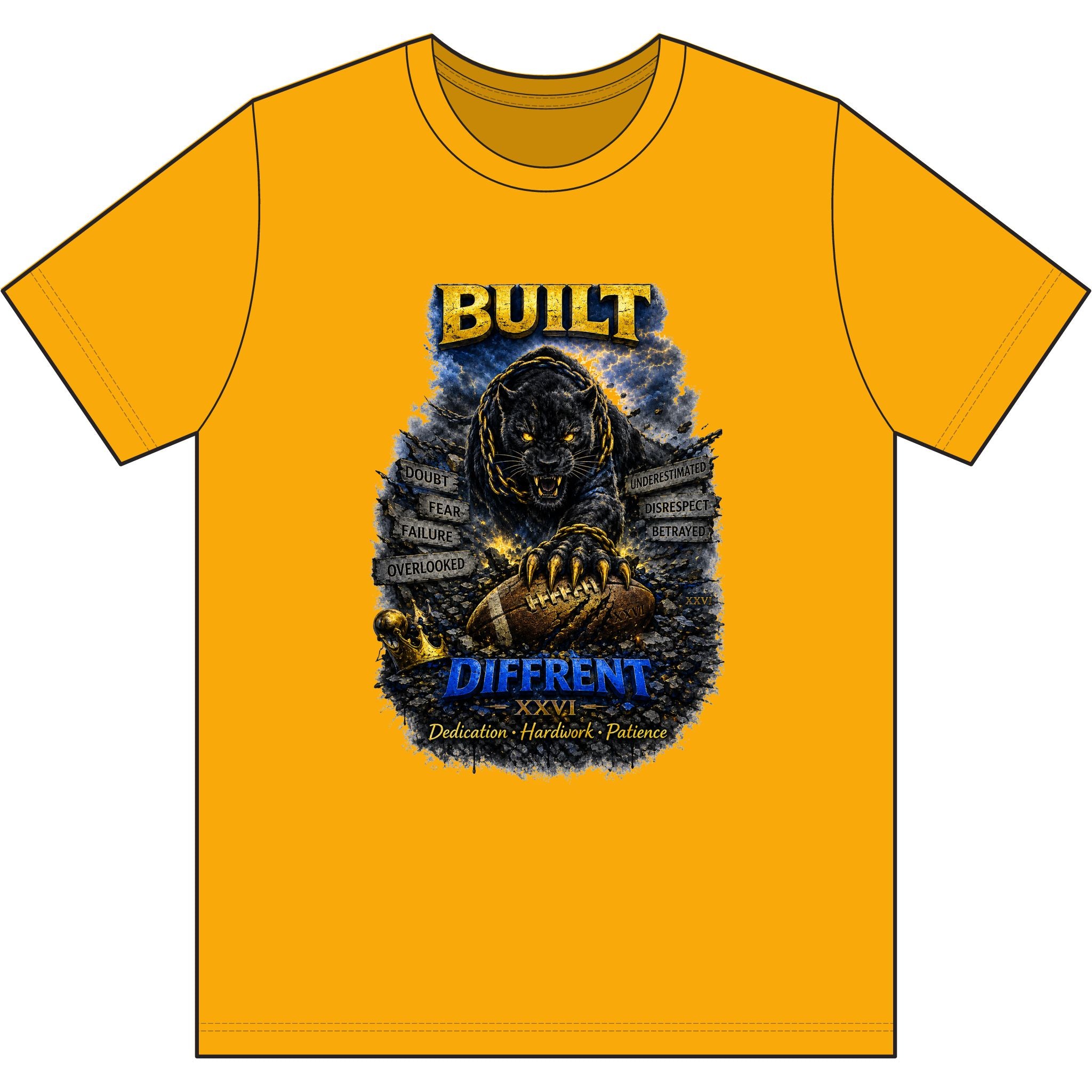 "Built Different" Performance Tee