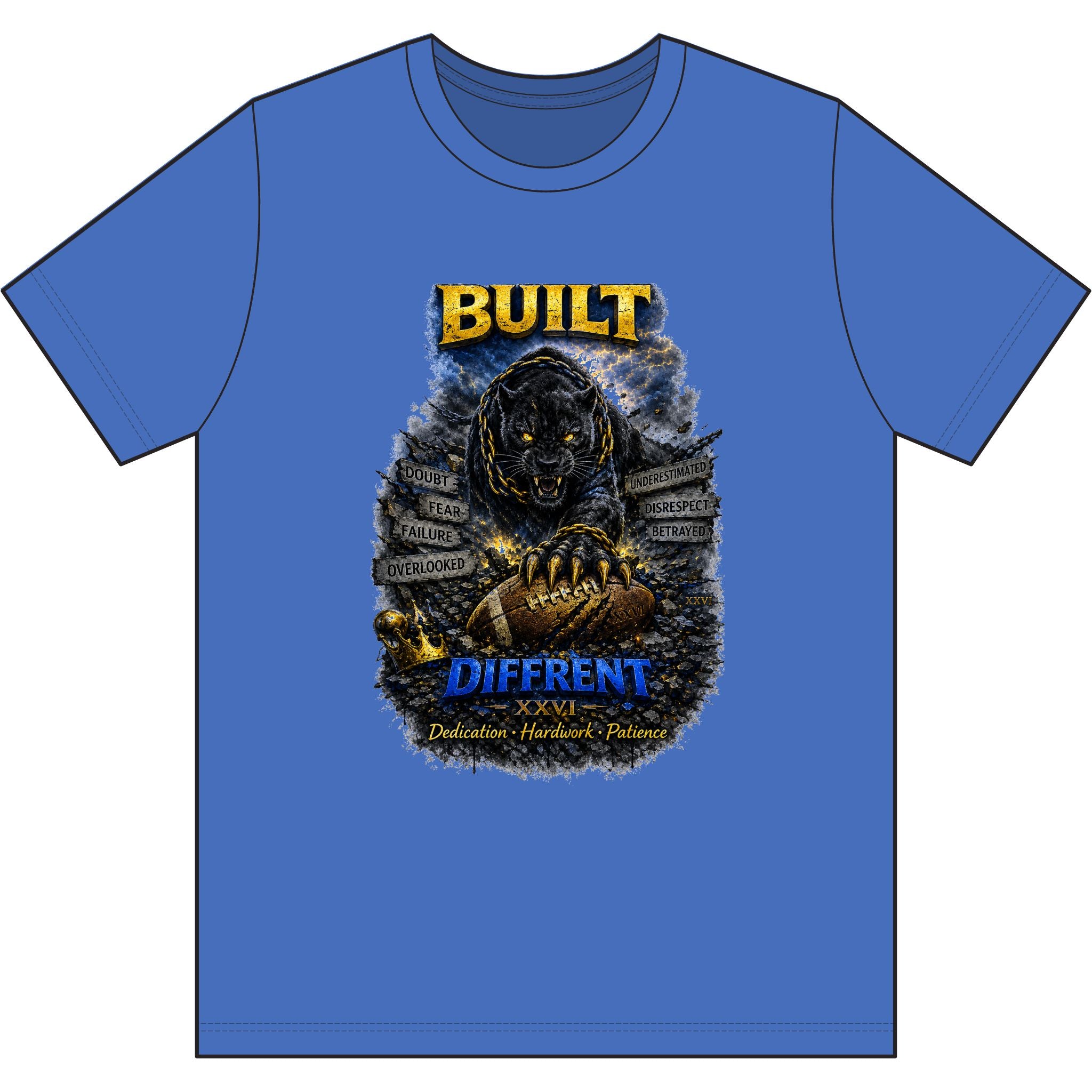 "Built Different" Performance Tee