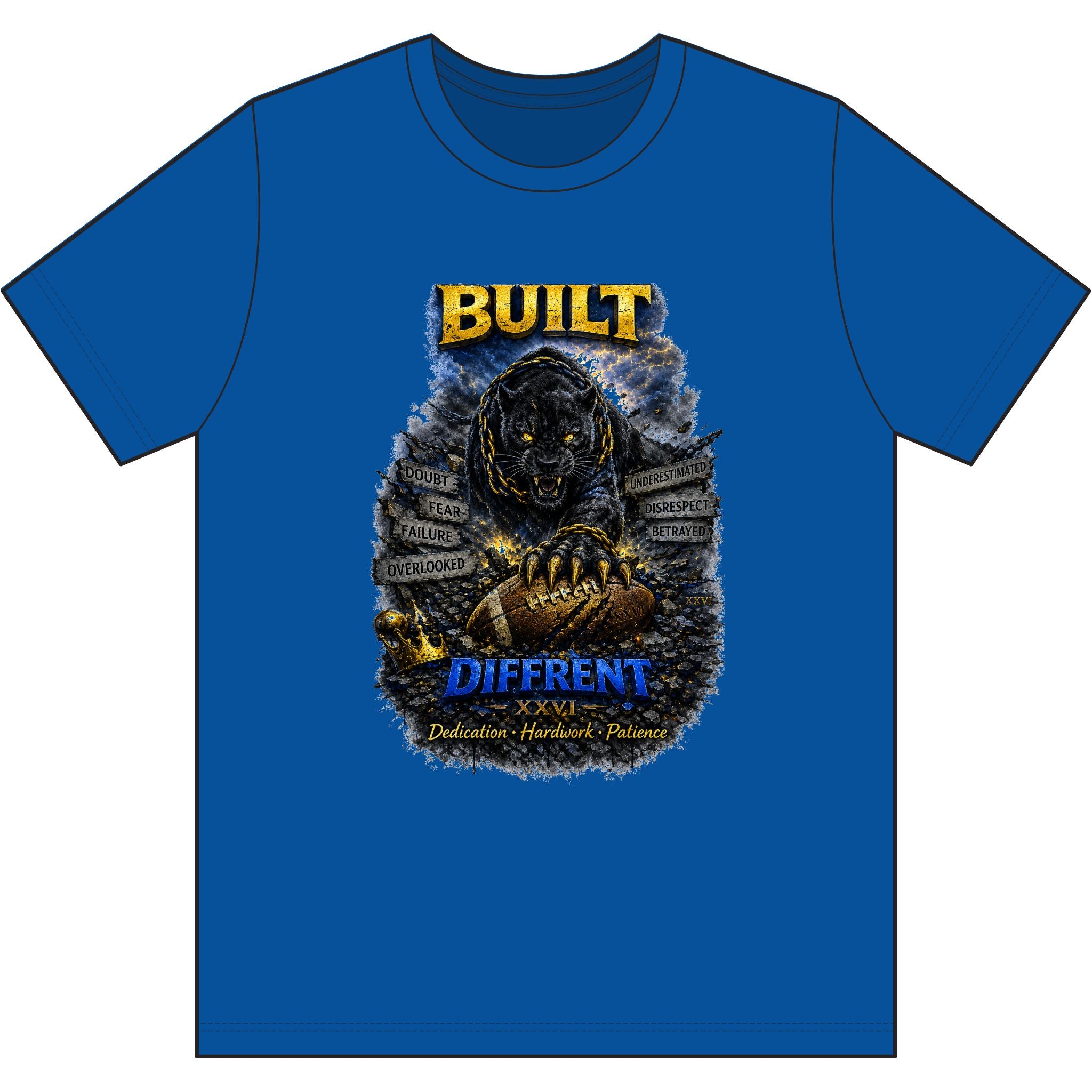 "Built Different" Performance Tee